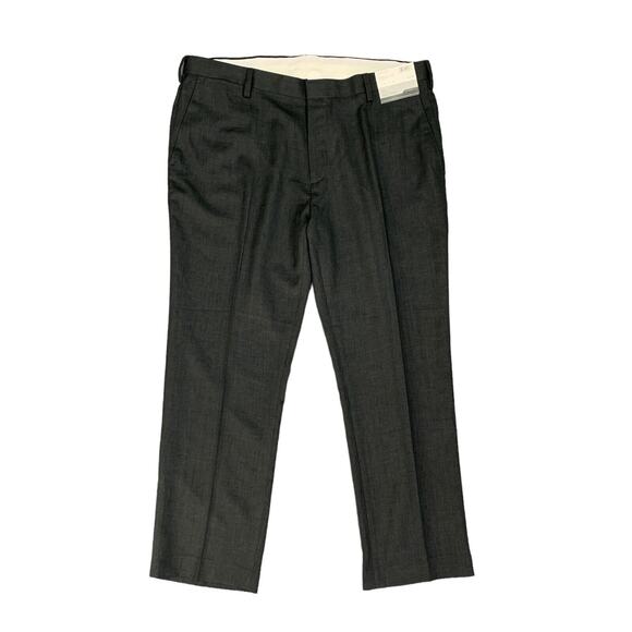 Louis Raphael Pants Mens 40 Charcoal Gray Anton Tailored Modern Fit Dress - Picture 1 of 13